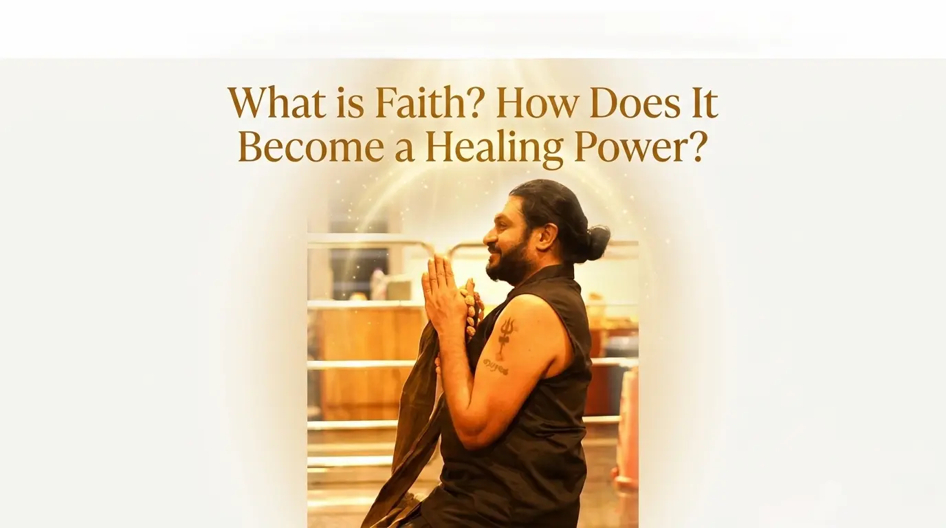 Person experiencing inner peace through faith, healing energy, spiritual growth, emotional resilience, and mind-body wellness.